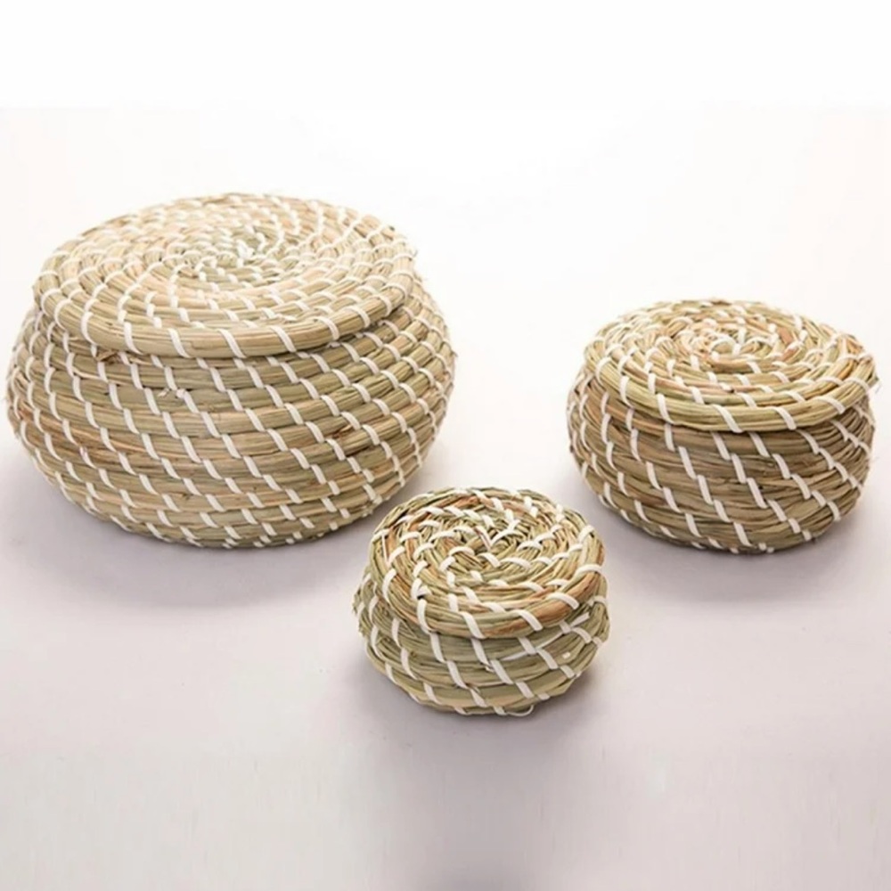 3-Piece Woven Bowl Set